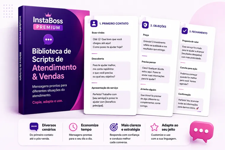 Biblioteca de Scripts de Atendimento & Vendas