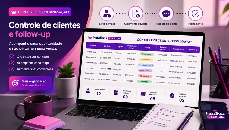 Controle de Clientes e Acompanhamento